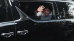 Menteri Koordinator Bidang Perekonomian, Airlangga Hartarto saat tiba kediaman Presiden terpilih 2024-2029 Prabowo Subianto di Padepokan Garuda Yaksa, Hambalang, Kabupaten Bogor, Jawa Barat, Rabu (16/10/2024). (merdeka.com/Arie Basuki)