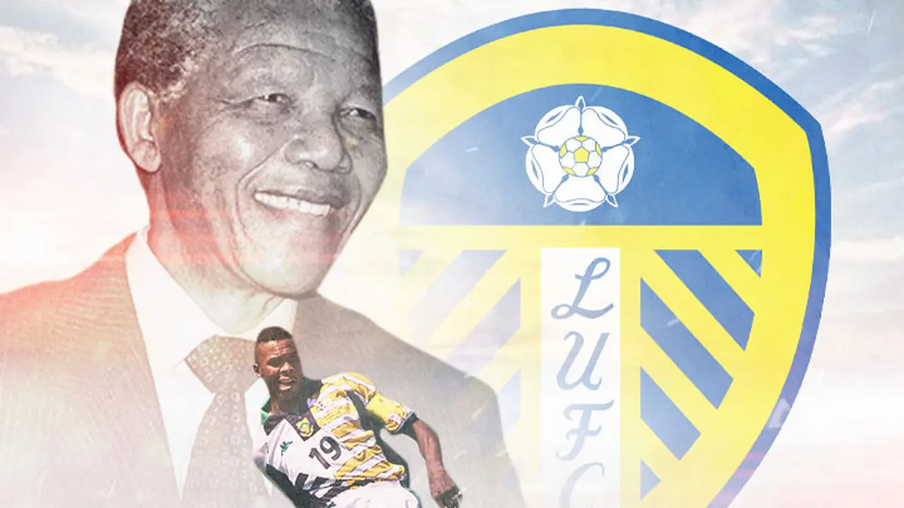 Leeds - Lucas Radebe dan Nelson Mandela