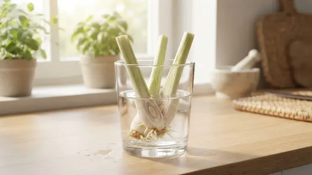 Cara Menanam Sayuran dari Sisa Dapur di Air
