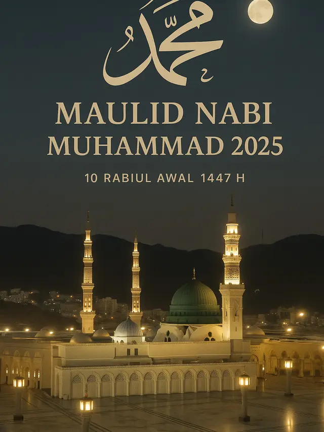 Poster Maulid Nabi Muhammad 2025 (Foto: ChatGPT)