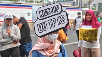 Sosialisasi UU TPKS saat Car Free Day di Bundaran HI Jakarta