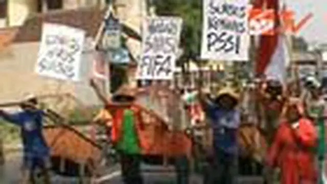Tukang Sampah di Solo Dukung KLB PSSI