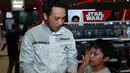 Giring mengaku senang dengan diselenggarakannya Comic Con di Jakarta. Ia berharap tahun depan akan lebih baik lagi dengan booth yang lebih banyak. (Deki Prayoga/Bintang.com)
