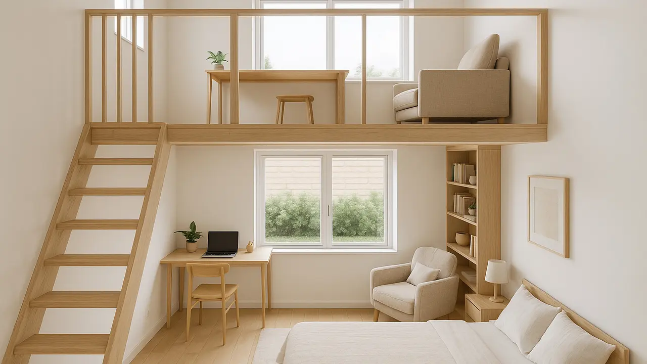 7 Desain Rumah Kecil dengan Loft Minimalis, Solusi Cerdas untuk Hunian Efisien