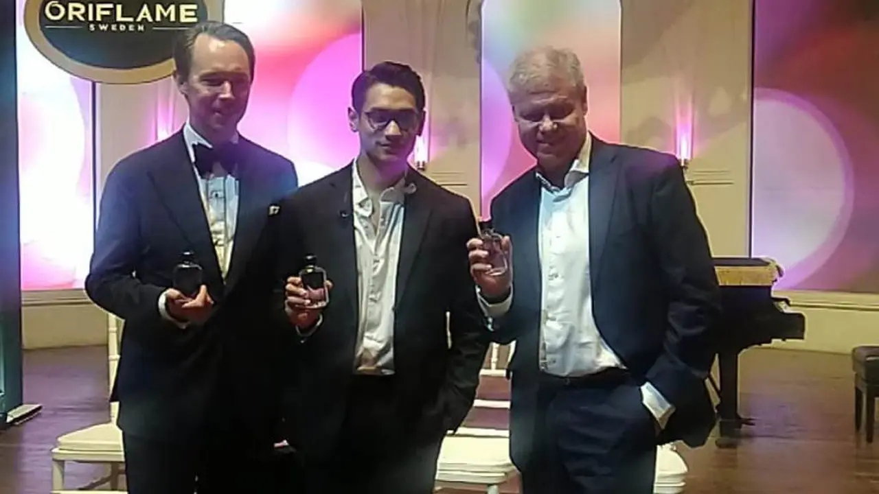 Afgan Saat Peluncuran Eclat Style Parfum dari Oriflame di Jakarta, 18 Februari 2020