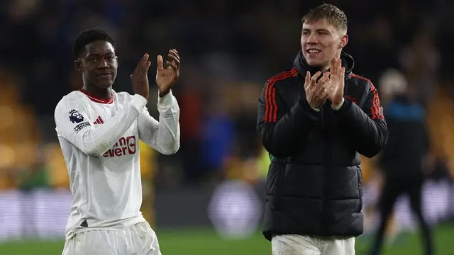 Kobbie Mainoo dan Rasmus Hojlund