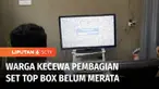 Pemerintah melalui Kementerian Komunikasi dan Informatika secara resmi menghentikan siaran televisi analog di wilayah Jabodetabek, terhitung mulai Kamis (03/11) dini hari tadi. Namun sejumlah warga mengeluhkan belum meratanya pembagian set top box un...
