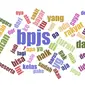 Ilustrasi wordcloud dari korpus berbasis pada 11 ribu twit tentang kenaikan iuran bpjs. Didesain di tools buatan Jason Davies