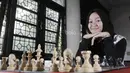 Medina Warda Aulia adalah Grandmaster Wanita Termuda di Indonesia. Ia meraih gelar tersebut saat berusia 16 tahun 2 bulan. (Bola.com/M Iqbal Ichsan)