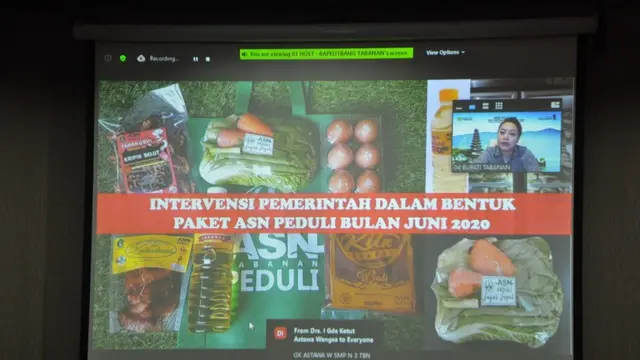 Pemkab Tabanan Sematkan Semangat Gotong-Royong Hadapi Pandemi