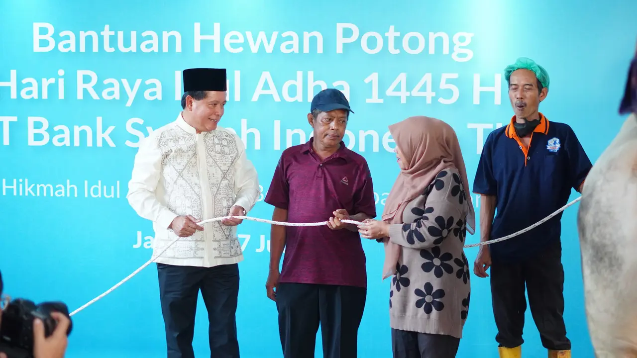 PT Bank Syariah Indonesia Tbk (BSI) mendistribusikan 9.390 hewan potong pada Idul Adha 1445 H.