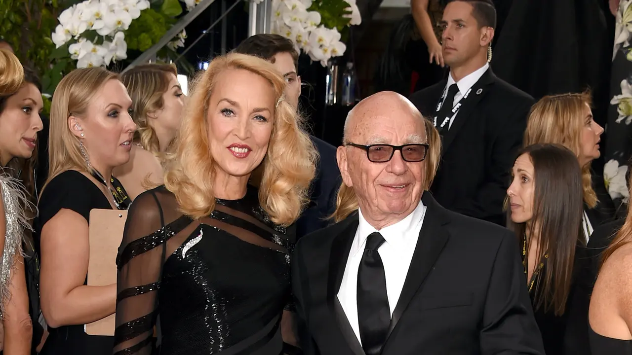 [Bintang] Rupert Murdoch dan Jerry Hall