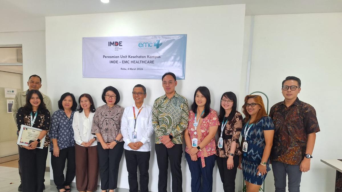 IMDE Gandeng EMC Healthcare Resmikan Klinik Kampus, Tingkatkan Kesehatan Civitas Academica