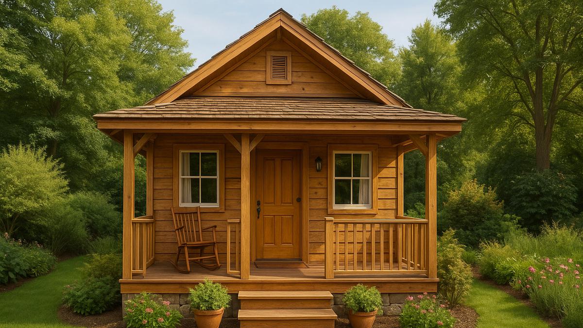 7 Inspirasi Rumah Kayu Kecil tapi Cantik, Cocok untuk Hunian Asri dan Hemat Ruang
