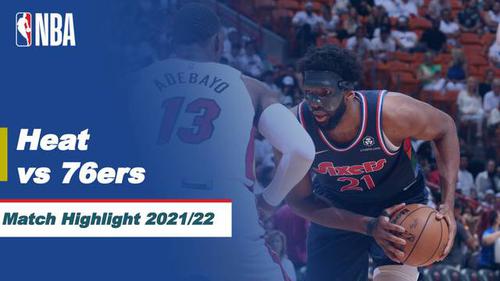 VIDEO: Kalahkan Philadelphia 76ers, Miami Heat Unggul 3-2 di Playoffs NBA 2021-2022