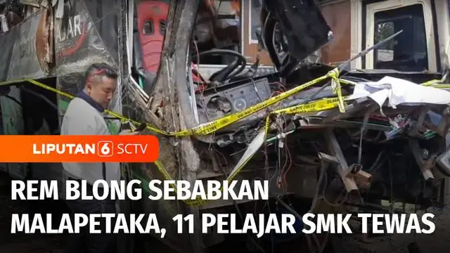 Kompolnas meninjau lokasi tergulingnya bus rombongan pelajar SMK yang mengakibatkan 11 orang tewas di Subang, Jawa Barat. Sementara siswa SMK yang terluka masih dirawat di Rumah Sakit Bhayangkara Brimob, Kelapa Dua, Depok.
