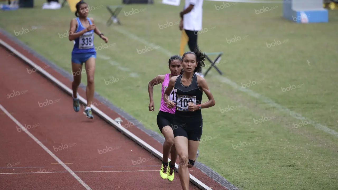 Atletik PON XIX Jawa Barat 2016. (Bola.com/Arief Bagus)