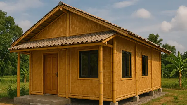 Model Rumah Sederhana Semi Permanen tapi Mewah di Desa