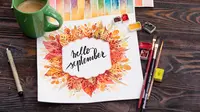 Ilustrasi kata-kata, bulan September. (Photo by Elena Mozhvilo on Unsplash)