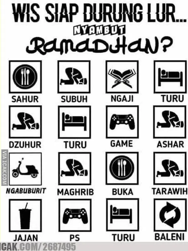 Meme Kocak Sambut Ramadan (Sumber: 1cak.com)