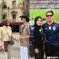 Intip potret serasi Aurel Hermansyah dan Atta Halilintar nonton Piala Dunia 2026 (@attahalilintar)