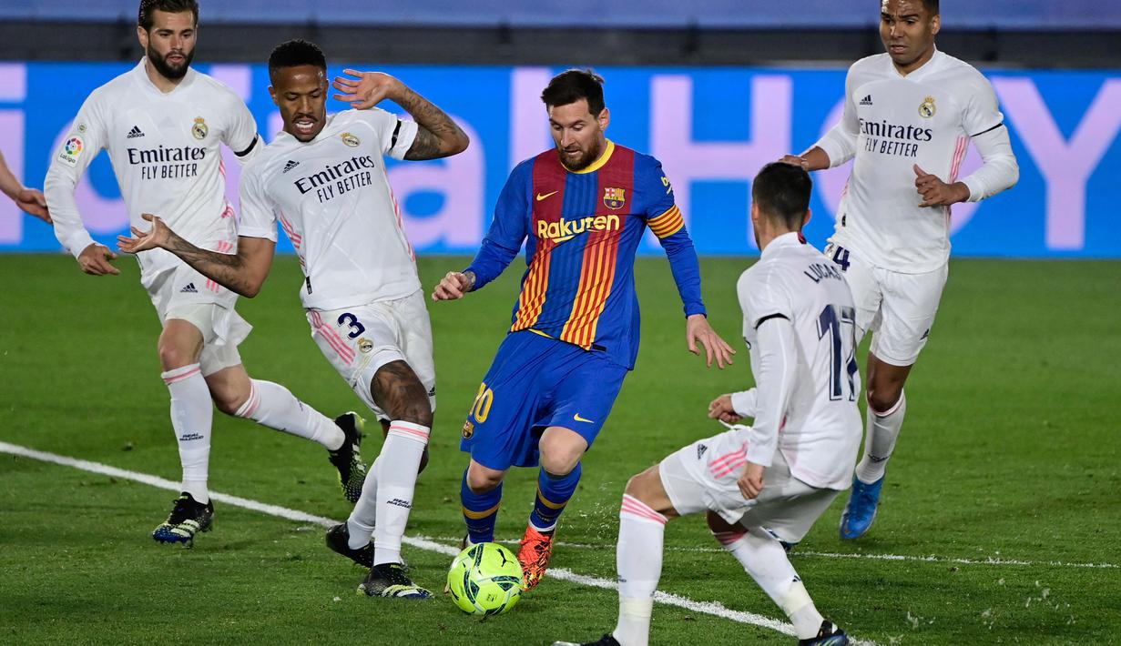 Yap, Lionel Messi berada di urutan kedua dalam daftar raja dribel Eropa. Lionel Messi telah melakukan 113 kali dribel sukses bersama Barcelona dengan kesuksesan setiap aksi dribel diangka 62.1 persen. Statistik ini menjadi bukti bahwa Messi masih berada di top level. (Foto: AFP/Javier Soriano)