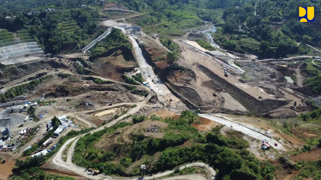 Bendungan Jlantah di Kabupaten Karanganyar, Jawa Tengah