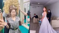 7 Momen Kiky Saputri Fitting Baju Pengantin, Tampil Menawan dengan Gaun Putih