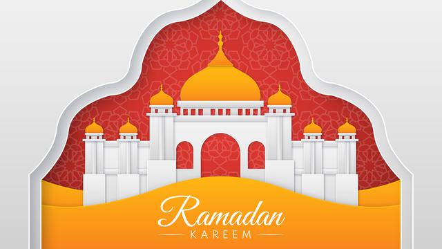 Ilustrasi poster Ramadan