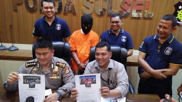 Polda Sulsel tetapkan inisial MUG dalam kasus dugaan ujaran kebencian di Pilkada Sidrap, Sulsel (Liputan6.com/ Eka Hakim)