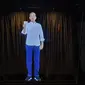 Penampakan hologram Jokowi (Liputan6.com/Putu Merta)