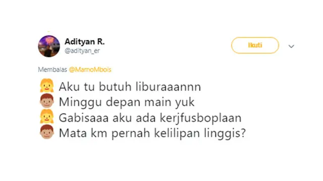 Cuitan cewek labil