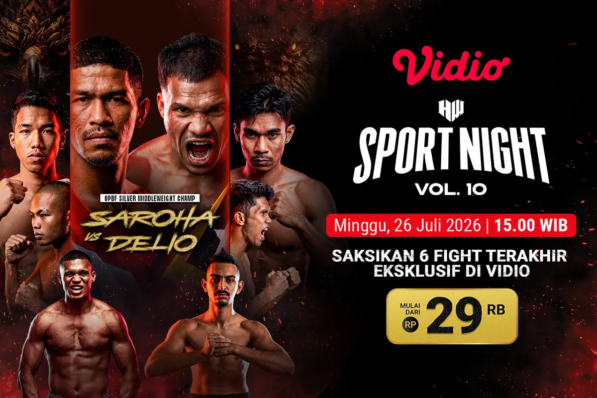 HW Sports Night Vol 10 di Vidio.