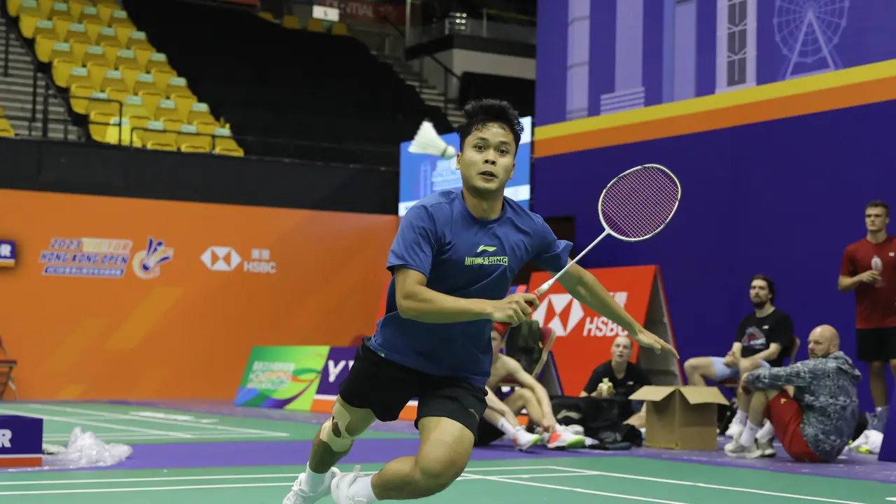 Anthony Sinisuka Ginting - Hong Kong Open 2023 - Bulu Tangkis