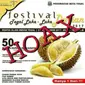 Poster festival durian yang ternyata hoax (istimewa)