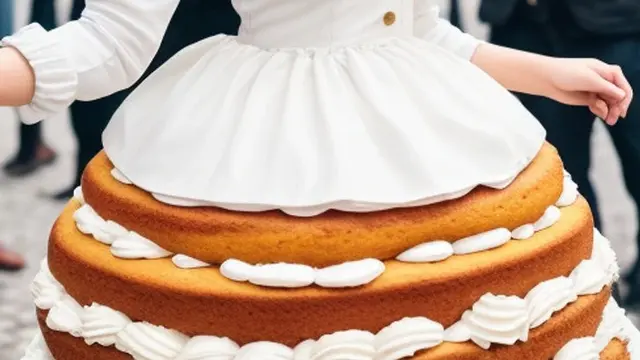 Wanita Ini Buat Gaun dari Kue Seberat 131 Kg dan Bisa Dimakan, Hasilnya Mengagumkan