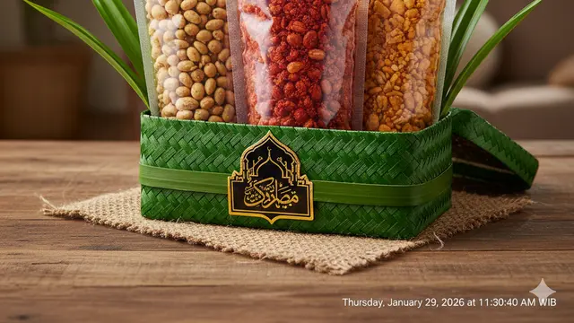 Ide Hampers Snack Kiloan Packing Sendiri untuk Ramadhan 2026. AI