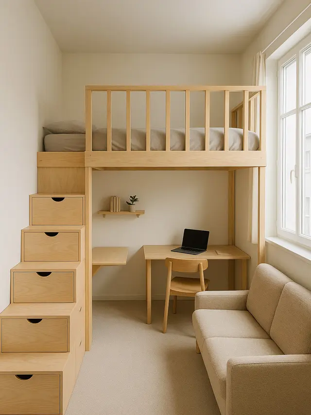 Inspirasi Kost Model Mezzanine (Foto: ChatGPT)