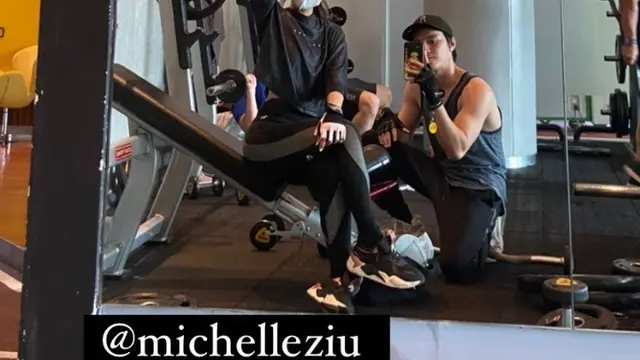 Michelle Ziudith dan Farhan Rasyid (Foto: Instagram/@farhanrasyidd)