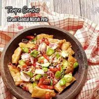 Resep tempe gembus siram sambal matah petai. (dok. Cookpad @iwuLan_14044039)