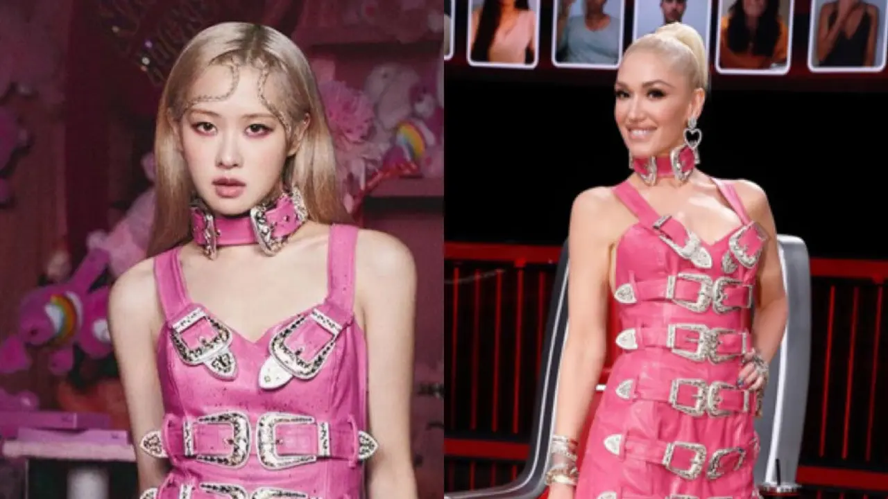 Rosé BLACKPINK dan Gwen Stefani Mengenakan Dress Pink Rp16 Juta