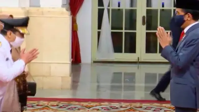 Presiden Jokowi resmi lantik Ahmad Riza Patria jadi Wakil Gubernur DKI Jakarta. (Istimewa)