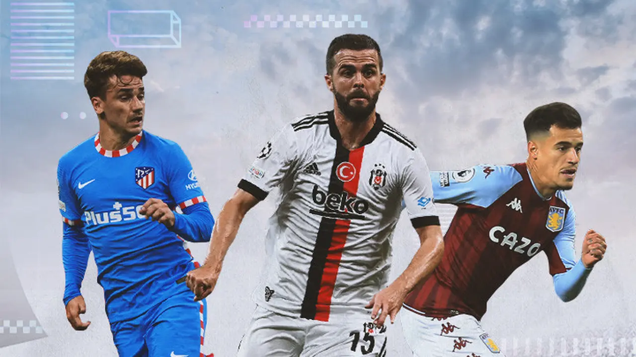 Ilustrasi - Antoine Griezmann, Miralem Pjanic, Philippe Coutinho
