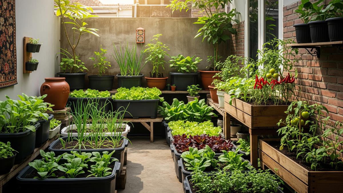 7 Model Kebun Sayur Dekat Teras Samping yang Sempit tapi Rapi, Inspirasi Hunian 2026