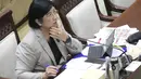 Calon Gubernur Bank Indonesia (BI) Destry Damayanti mengikuti uji kelayakan dan kepatutan (fit and proper test) bersama Komisi XI DPR di Kompleks Parlemen, Senayan, Jakarta, Rabu, 26 Agustus 2026. (KLY/ Arie Basuki)