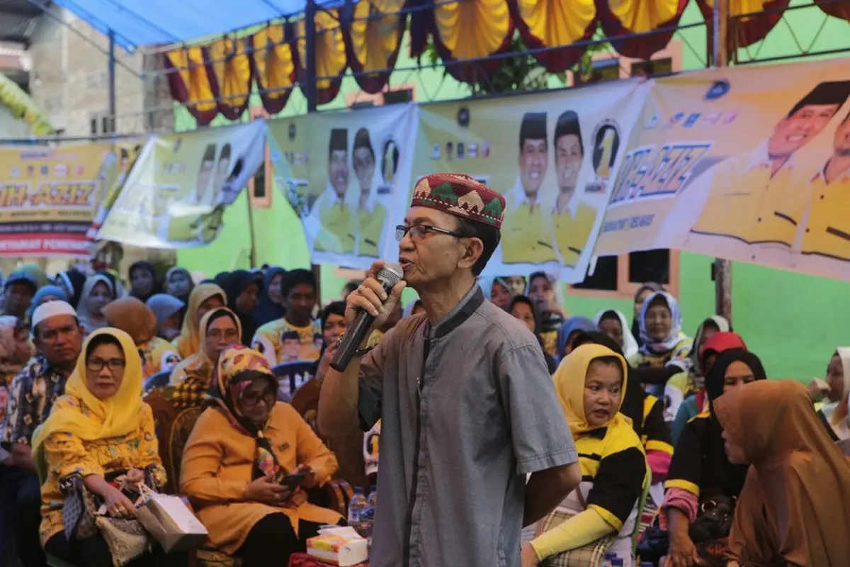 Petani di Kelurahan Labakkang, Kecamatan Labakkang, Kabupaten Barru, Sulsel Keluhkan Banjir di Cagub Sulsel, Nurdin Halid (Liputan6.com/ Eka Hakim)