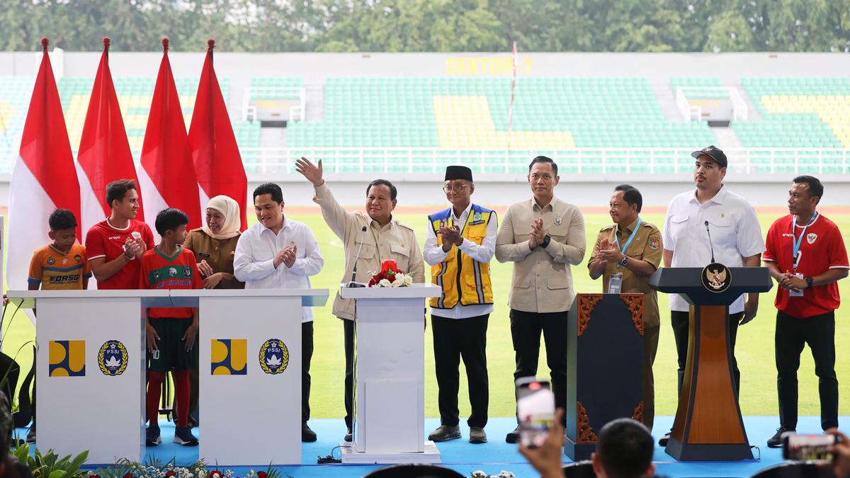 Usai Direnovasi, Presiden Prabowo Resmikan 17 Stadion Berstandar FIFA