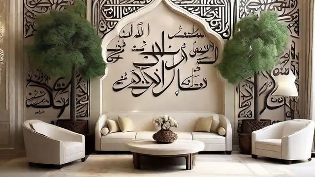 Ruang Tamu Bernuansa Islami