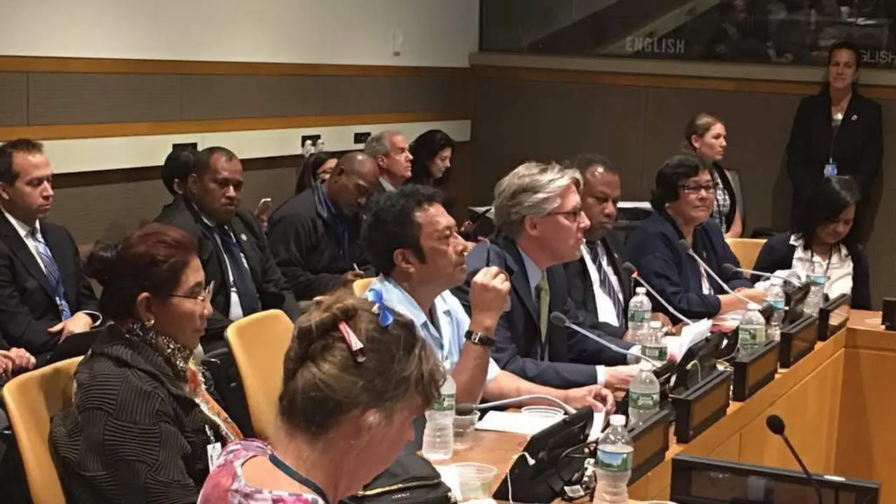 Menteri KKP Susi Pudijiastuti saat menghadiri RARE Side Event’s The Forgotten Fisheries di New York (Foto: Dok KKP)