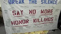 Fenomena pembunuhan atas nama kehormatan masih dilakukan di Pakistan (freedomoutpost.com)